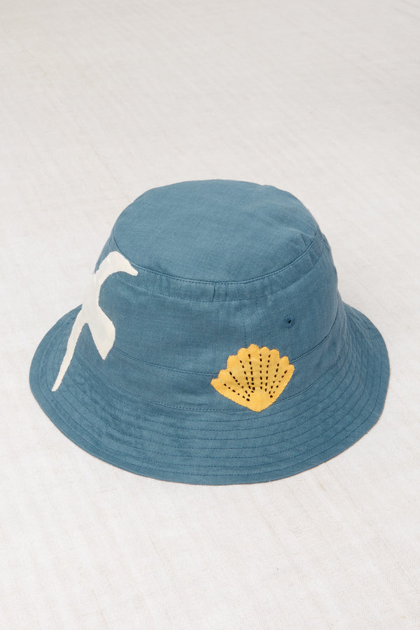 Seaside Bucket Hat | Blue Slate