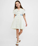 Shirt Dress | Seafoam Plaid