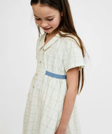 Shirt Dress | Seafoam Plaid