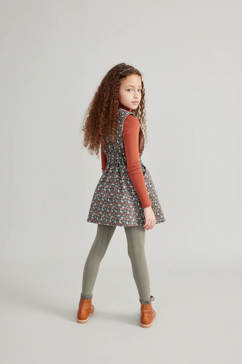 Tippi Pinafore | Kaleidoscope Print | Marigold Modern Kids