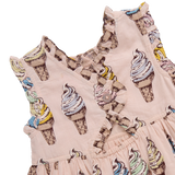 Girls Alyssa Dress | Pink Soft Serve