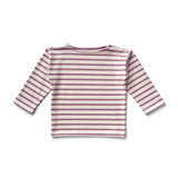 Boxy Tee | Stripe Zinnia