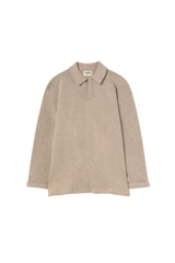 Timork Soft Brushed Knit Sweater | Stone