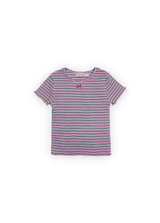 TNS Rib Tee | Pink Lavender Mini Stripes