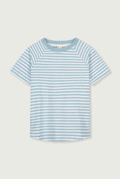 Crewneck Tee | Sky Off-White