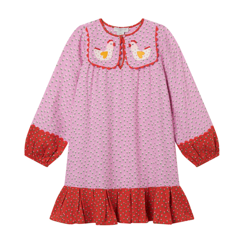 Farmyard Appliqué Dress