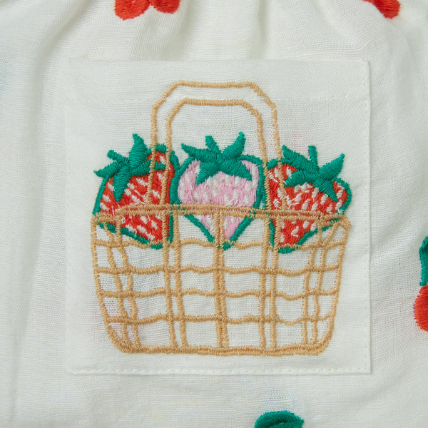 Baby Girl Top & Bloomers | Cherries Embroidery