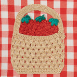 Girl SS Check Shirt | Crotchet Strawberries Basket