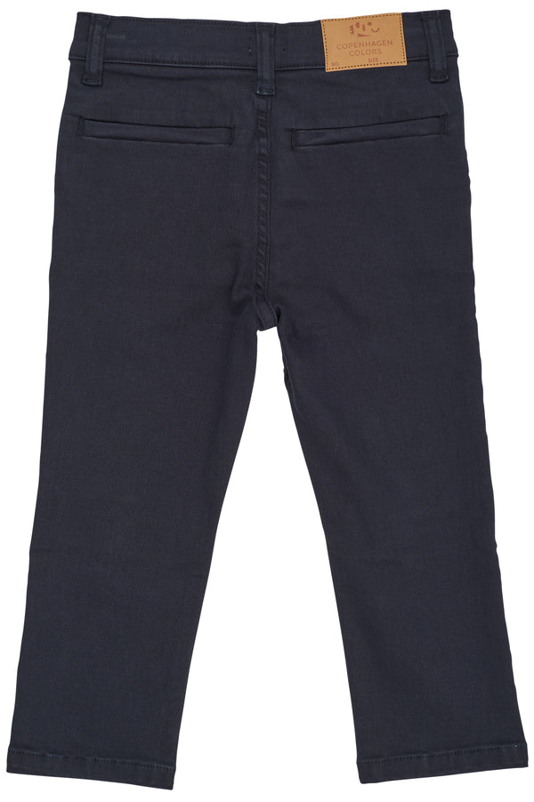 Twill Chinos Slim  with Stretch | Navy
