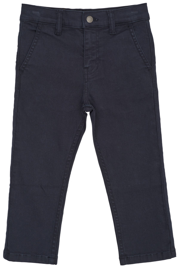 Twill Chinos Slim  with Stretch | Navy