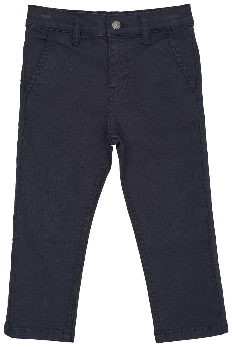 Twill Chinos Slim  with Stretch | Navy