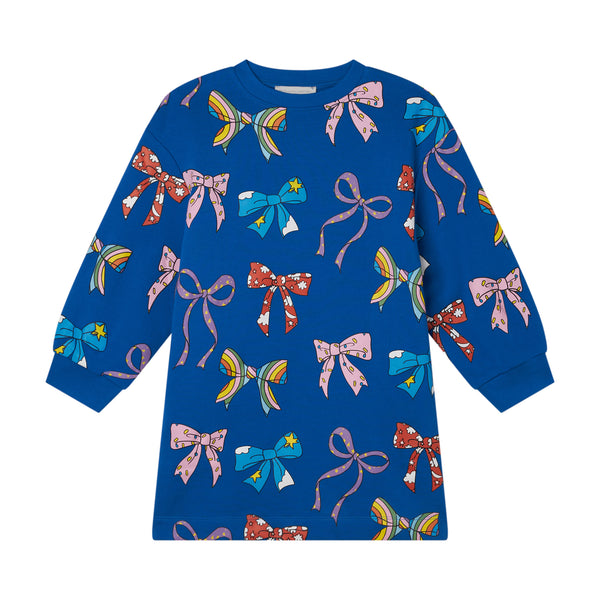 Girl Bows Fleece Dress