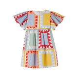 Girl SS Big Picnic Patchwork Dress