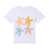 Girl SS T-Shirt with Starfish Graphics