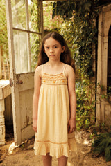 Tammy Midi Sundress | Peach Yoghurt