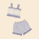 Theodora Short Set | Blue-Lilac/Lilac-Grey
