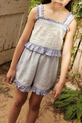 Theodora Short Set | Blue-Lilac/Lilac-Grey