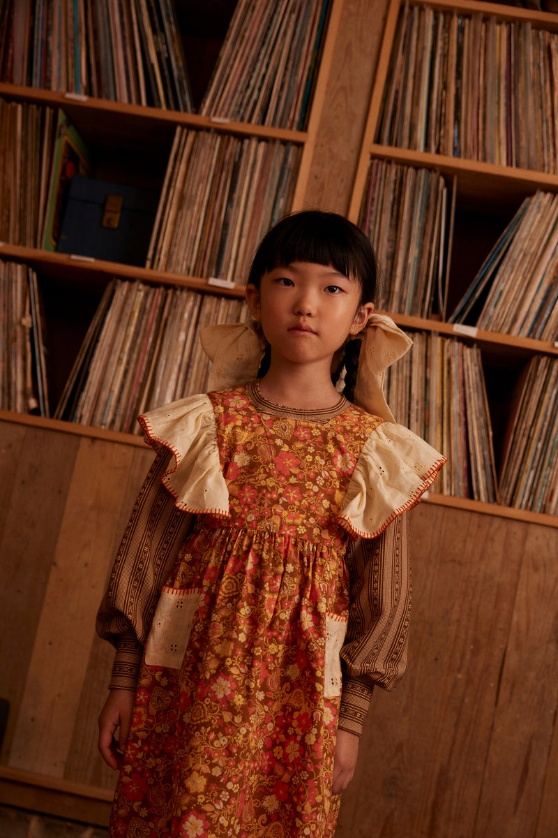 Ursina Frill Pinafore | Autumn Harvest Floral