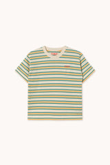 Stripes Multicolor Tee | Light Cream