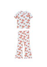 Blossoms Rib Tee and Pant