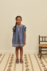 Verna Smock Dress | Azul