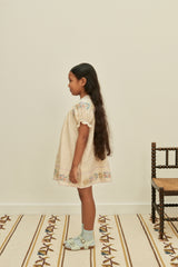 Verna Smock Dress | Cream