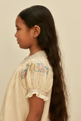 Verna Smock Dress | Cream