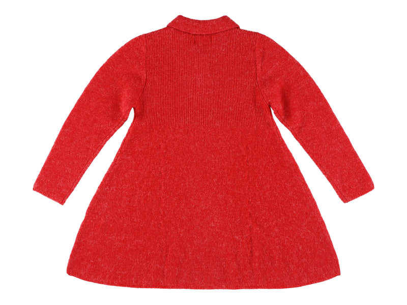 Viva Knitted Dress | Wool Red