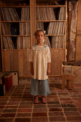 Willow Smock Shift Dress | Meadow Calico Cashew