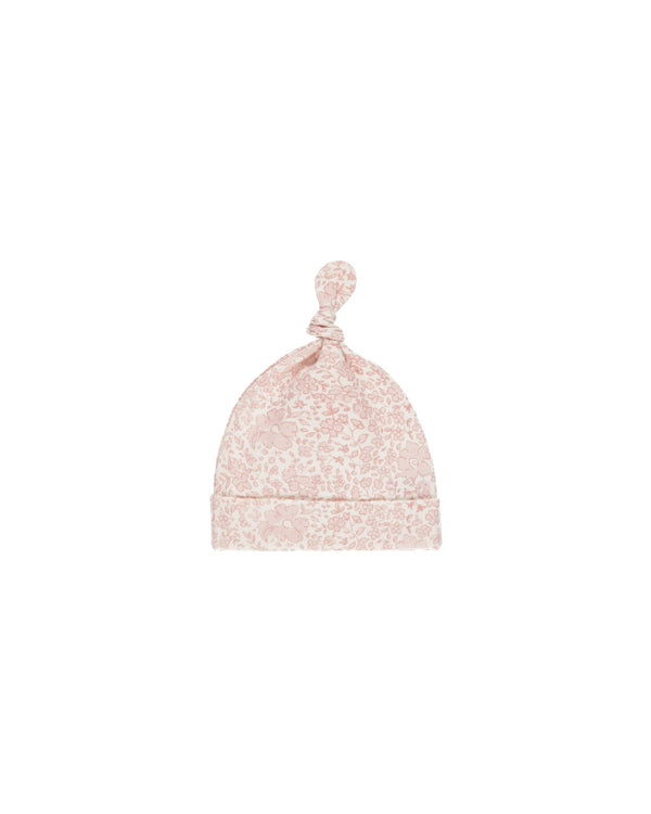 Knotted Baby Hat | Pink Blossom