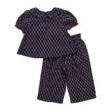 Baby Girls Dawson 2-Piece Set | Navy Carnation