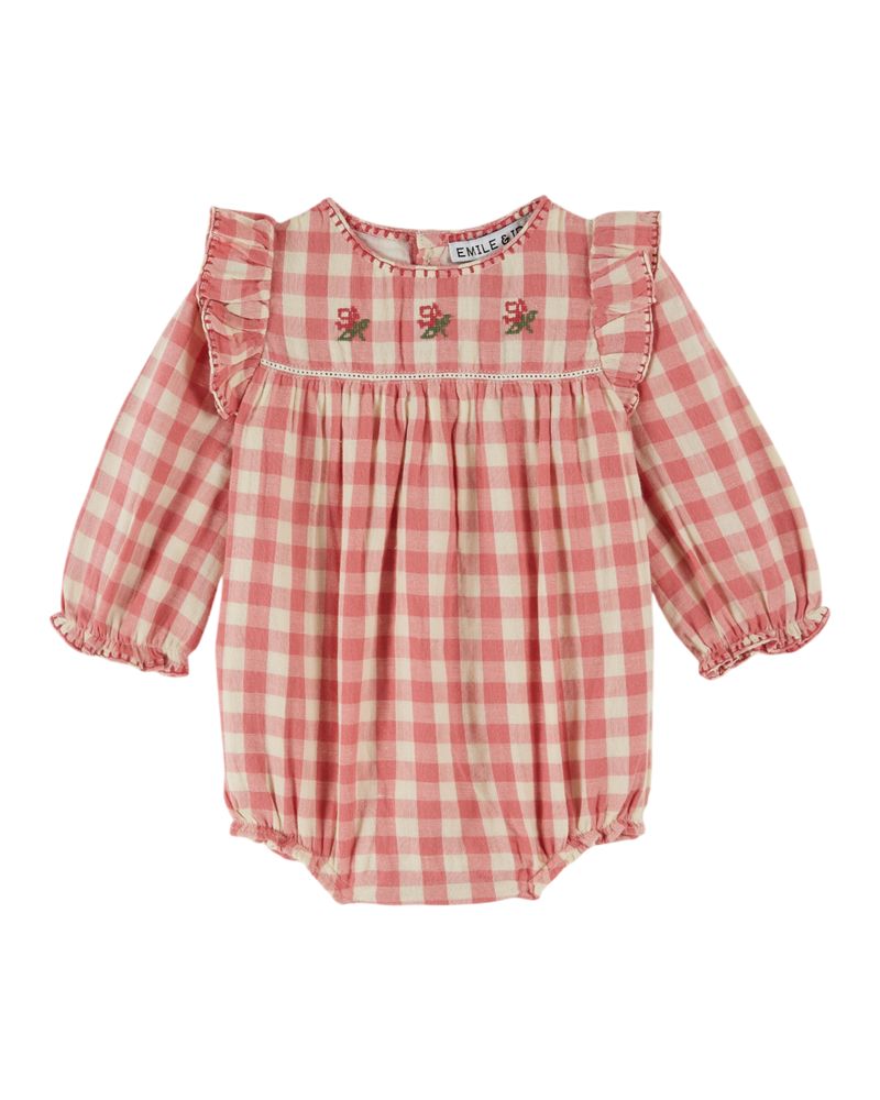 Combibloomer Carreau Rose | Gingham