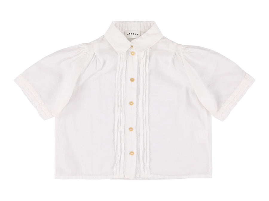 Xiara Shirt | Wave White | Marigold Modern Kids