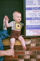 Baby Petit Collar Onesie | Marzipan Circus