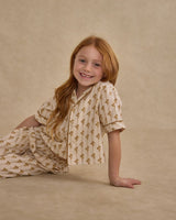 Woven Pajama Set | Golden Bloom