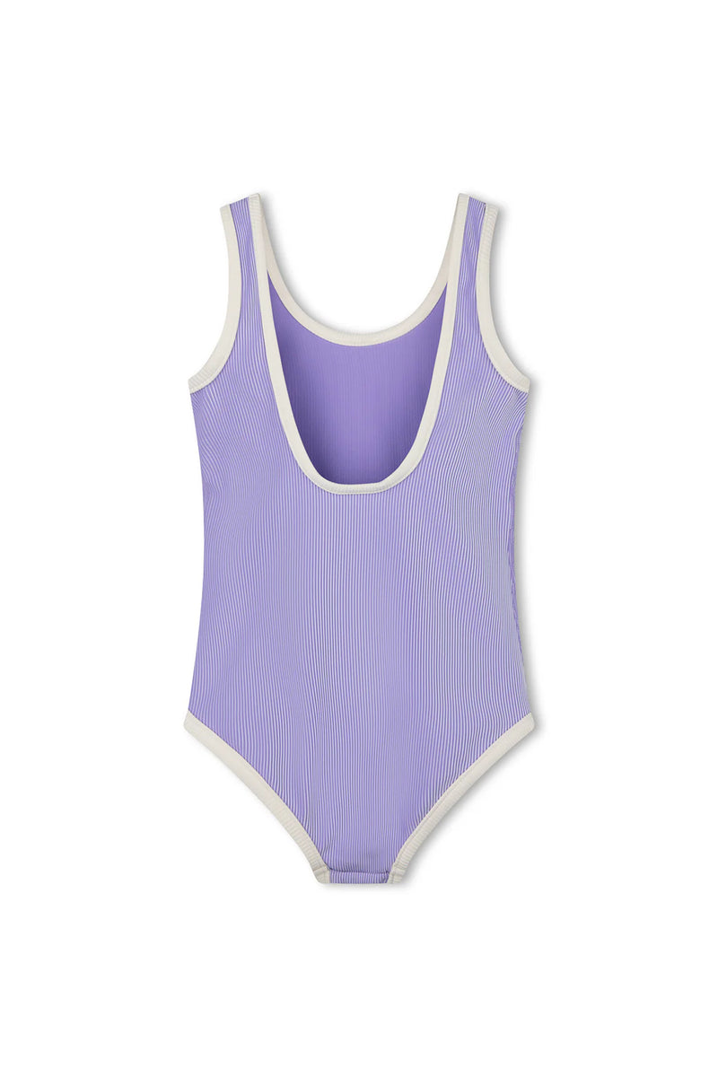 Mini Rib Scoop One Piece | Grape