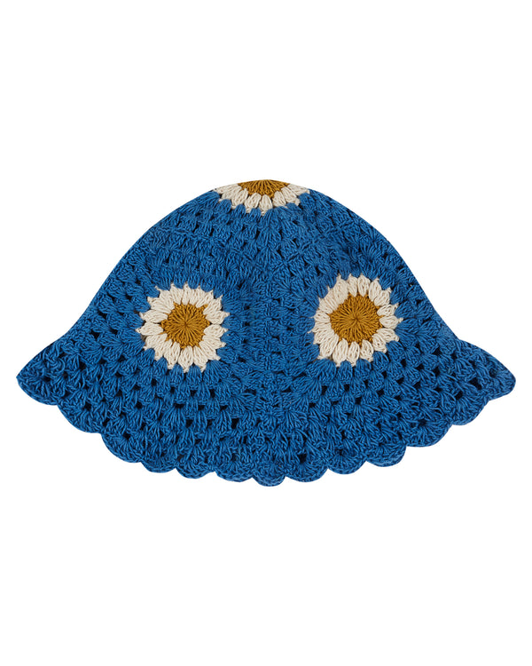 Hand Crochet Hat | Cornflower