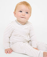 Ziggy Zip Romper |  Cloud Mini Stripe