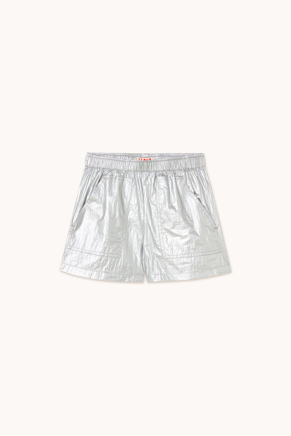 Metallic Short | Silver Metallic