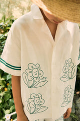 Daisies Linen Shirt