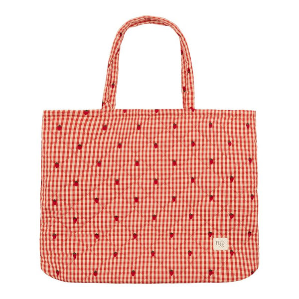 Molly Quilted Bag | Berry Gingham