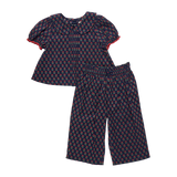 Baby Girls Dawson 2-Piece Set | Navy Carnation