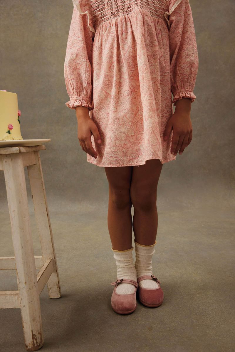 Dress Saralou | Pink Mountains Avens