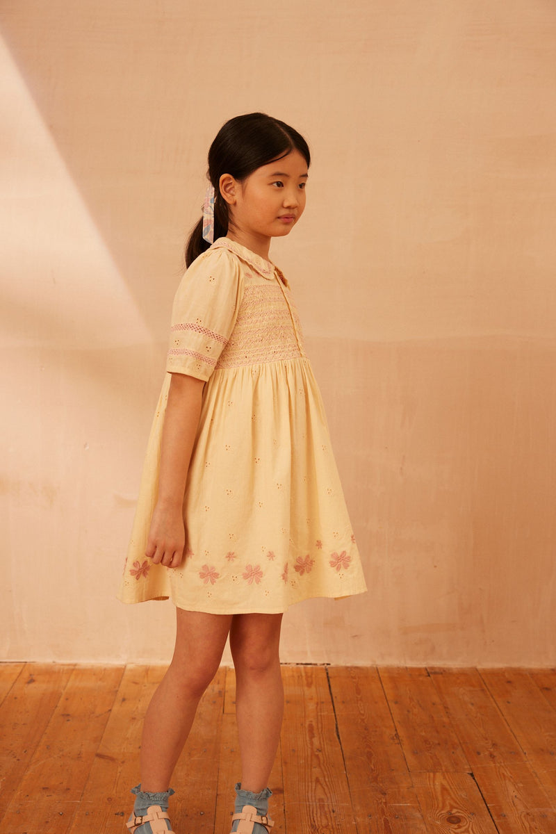 Lucie Dress | Milk Broderie