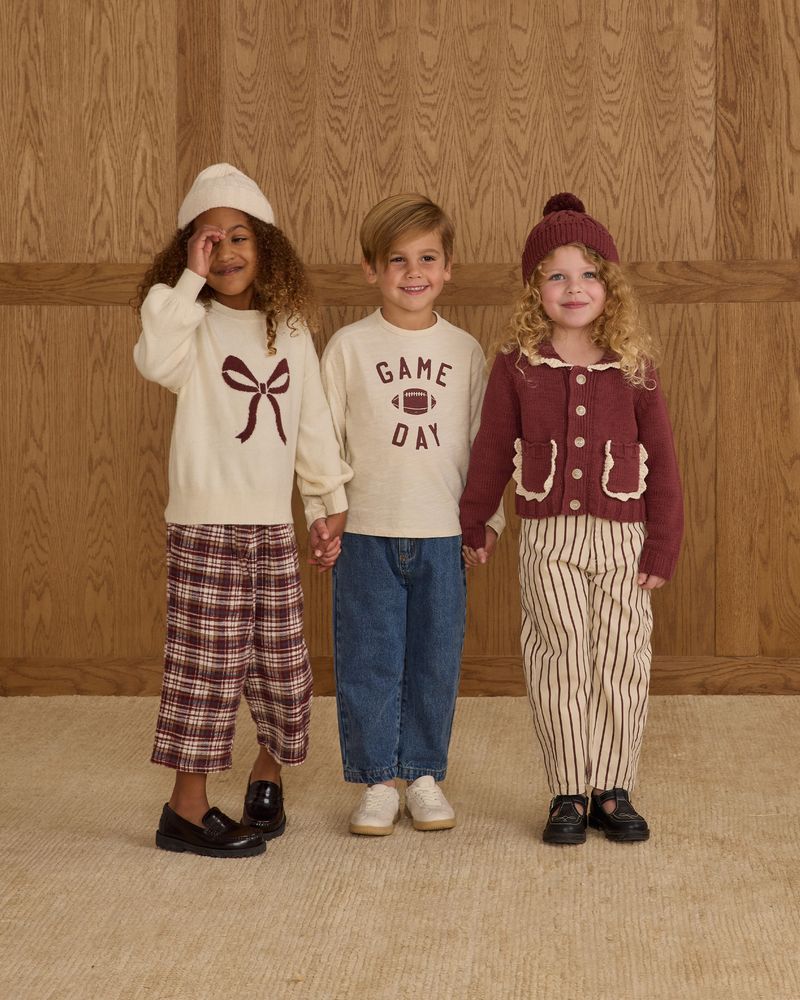 Palmer Pant | Burgundy Plaid