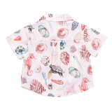 Baby Boys Jack Shirt | Watercolor Shells