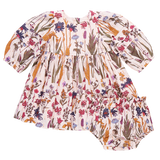 Baby Girls Brooke Dress Set | Autumn Flowers