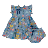 Baby Girls Jennifer Dress Set | Bows on Bows