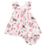 Baby Girls Liv Dress Set | Watercolor Shells