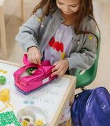 Clinton Pencil Case | Pink\Silver